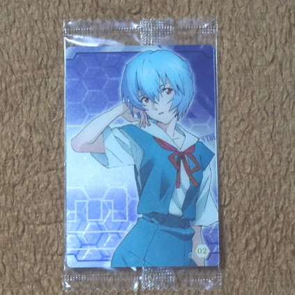 Kartu Bandai Wafer Evangelion : Rei Ayanami [C2]
