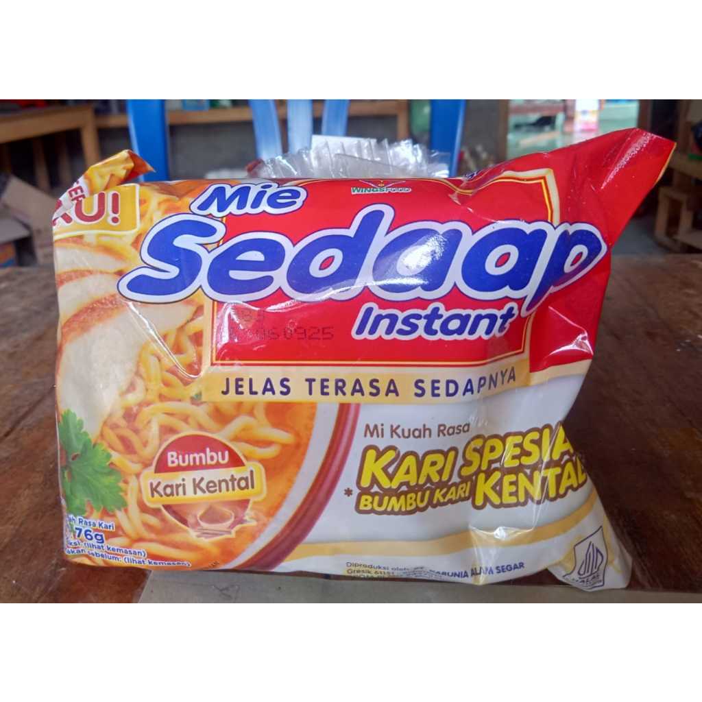 

Mie Sedap Kuah Kari Kental / Mie Curry