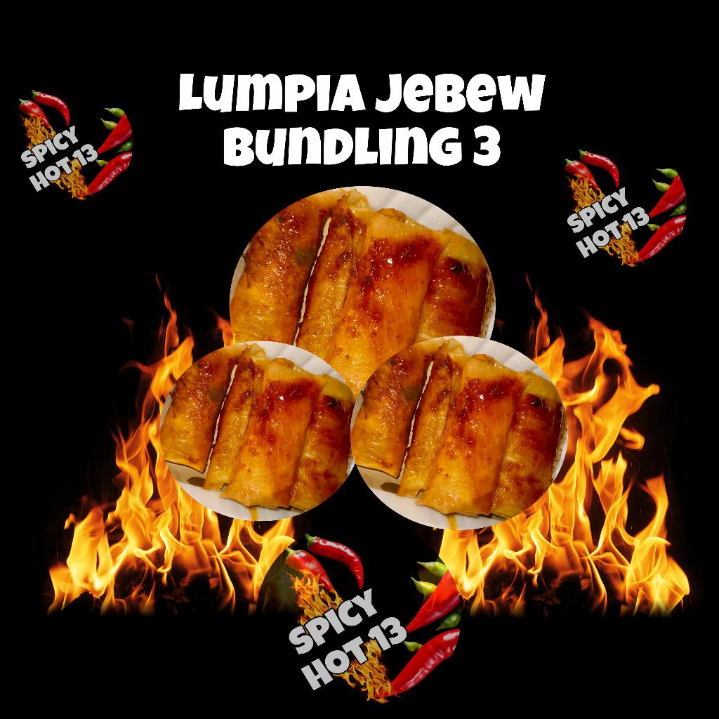 

PAKET BUNDLING 3 BUNGKUS Lumpia Jebew Pedas ( Bisa Pilih Varian )