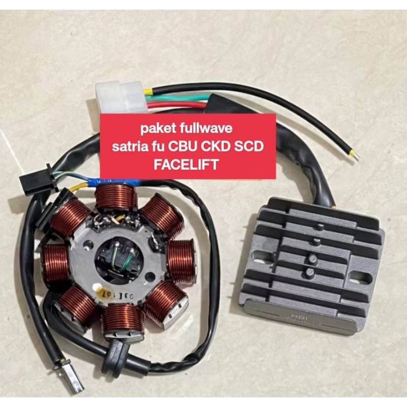 paket Assy spul spull fullwave spul + kiprok Suzuki Satria Fu CBU CKD SCD BARONG FACELIFT RAIDER 150