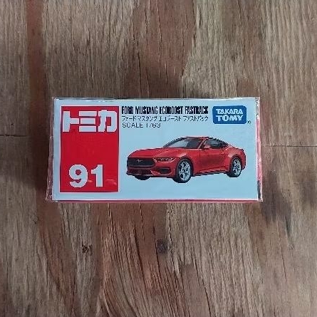 Tomica 91 Ford Mustang Ecoboost Fastback Red