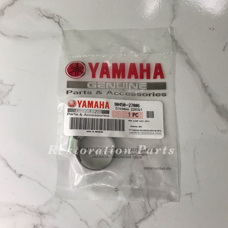 Kleman Cincin Ulir Pipa Cairan Radiator 90450-27806 Jupiter MX King