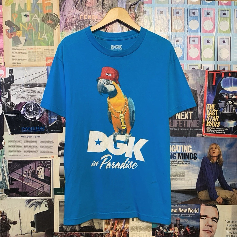 Kaos Vintage DGK Skateboard Not Thrasher Ori Second
