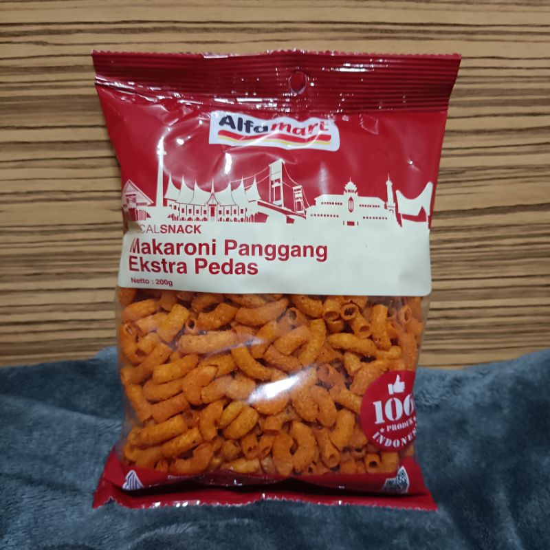 

COD INSTANT Alfamart Makaroni Panggang Ekstra Pedas 200gr