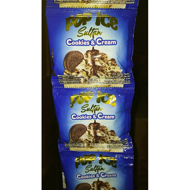 

pop ice rasa cookies & cream