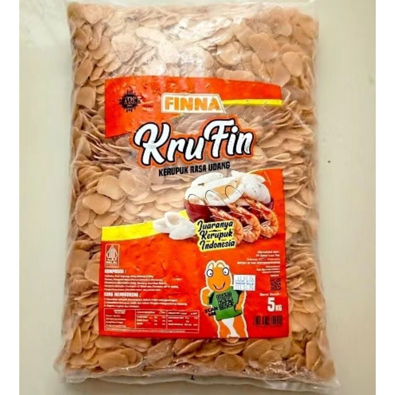 

Krupuk Krufin FINNA | Vitarasa Kerupuk Sari Udang/ Bawang/ Ceriping Jumbo 5 kg (SPS)