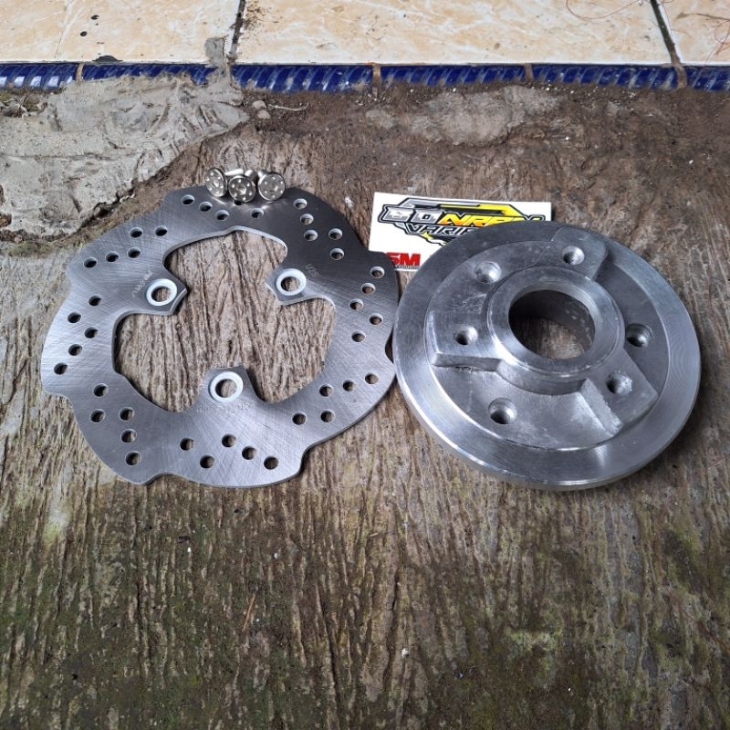 Plendes Adaptor Cakram Belakang Satria fu Tromol besar Universal pnp motor jupiter mx old, vixion ol