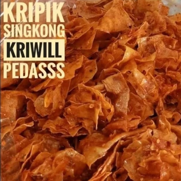 

Kriwil Pedas Gurih Daun Jeruk Kripik Singkong Renyah Enak 250 gr 500 gr