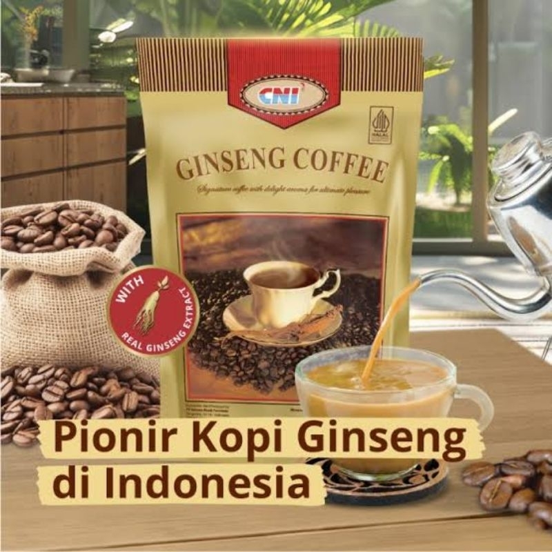 

CNI Kopi Ginseng 20Sachet ORIGINAL Meningkatkan Stamina Dan Vitalitas Coffee Ginseng