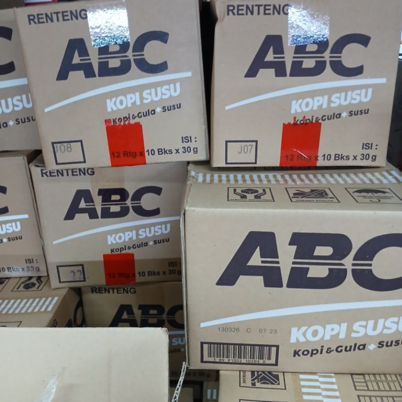 

Kopi ABC Susu 1 dus (kopi+gula+susu) | 12 rtgx10x31gr
