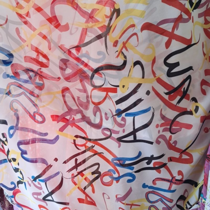 kain sifon ceruti motif abstrak - kain sifon premium - sifon ceruti premium per 0,5m