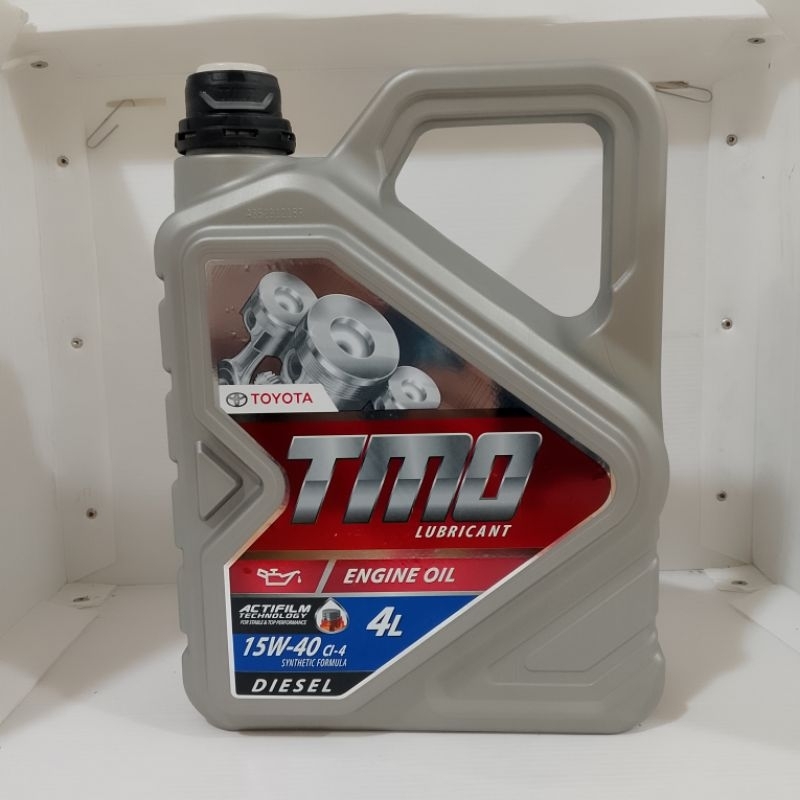 OLI MESIN MOBIL TOYOTA TMO LUBRICANT 15W-40 4 LITER OLI PELUMAS MESIN MOBIL DIESEL