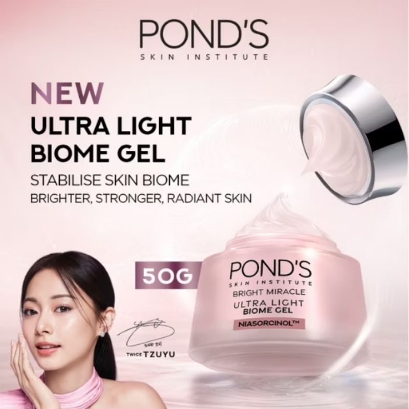 PONDs Ultra Light Biome Gel Brightening Moisturizer 50gr