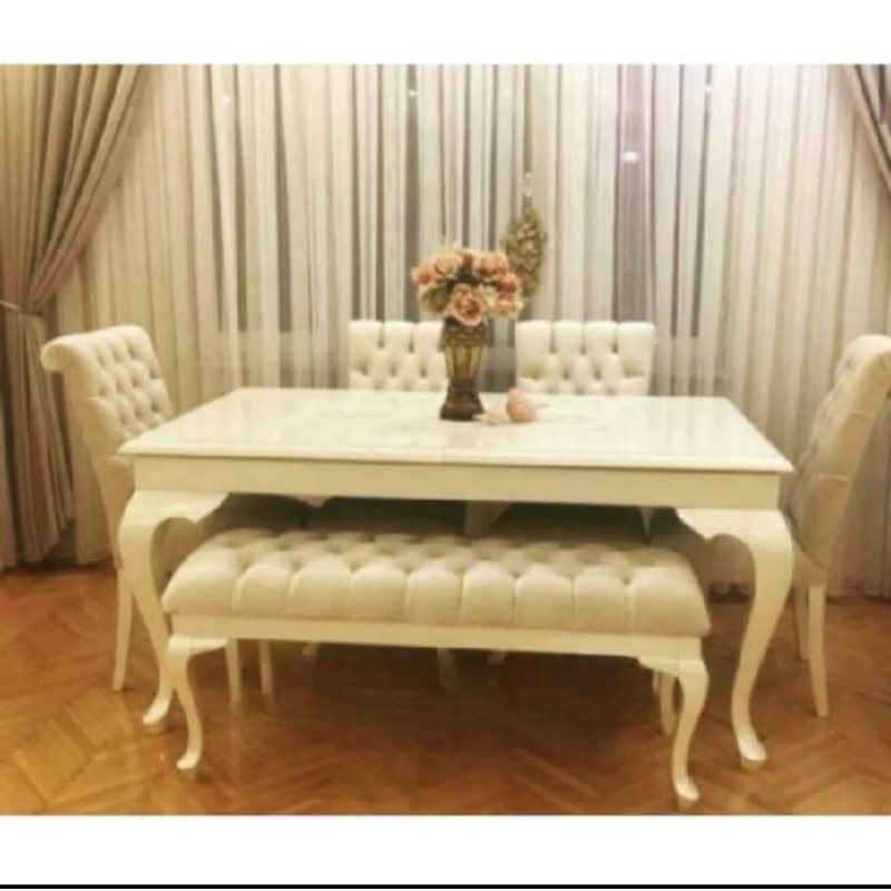 

Meja Makan Minimalis/Meja Makan Set Classic/Kursi Makan