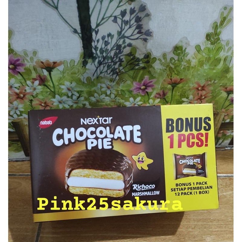 

Nextar chocolate pie richoco marshmallow 1box