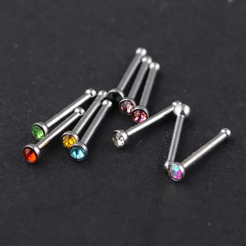 ANTING HIDUNG TITANIUM / TINDIK HIDUNG STAINLESS / ANTING HIDUNG TITANIUM