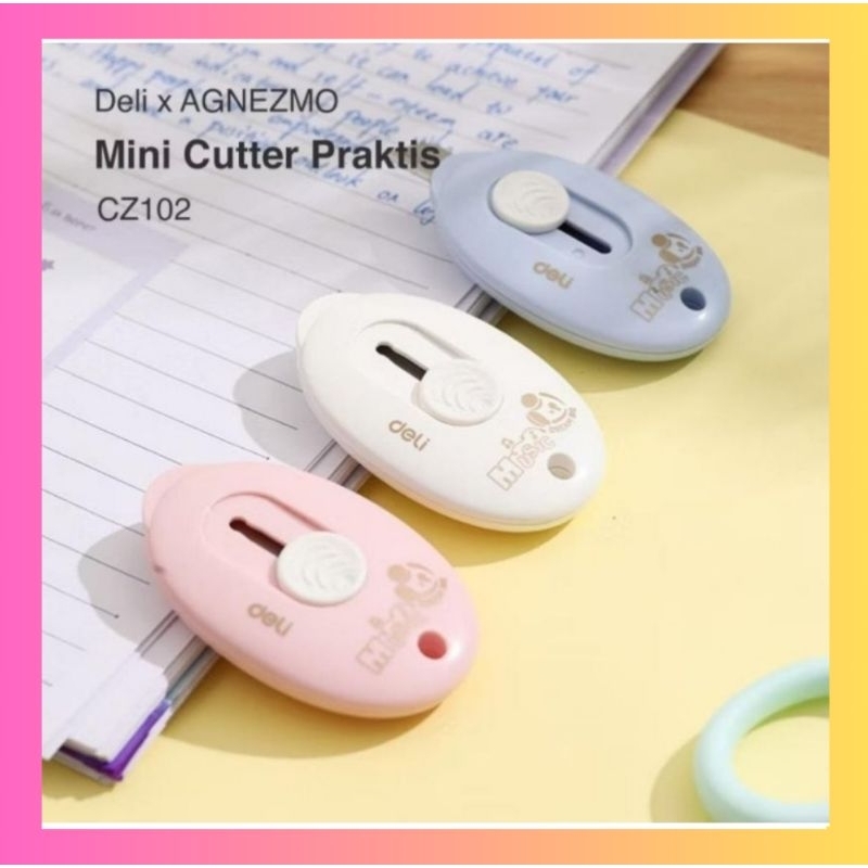 

Mini Deli Cutter / Cutter Lucu Anti Karat Edisi AGNEZ MO - CZ102
