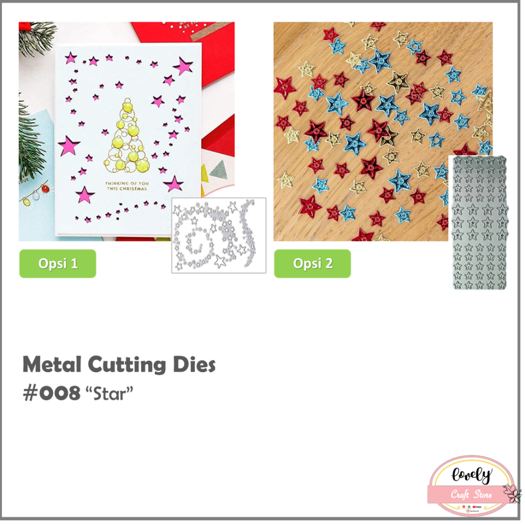 

LovelyCraftStore | Metal cutting dies s08 - cetakan stensil, emboss, background board metal cutting dies untuk stencil, mahar, journal, bujo, cards, scrapbook