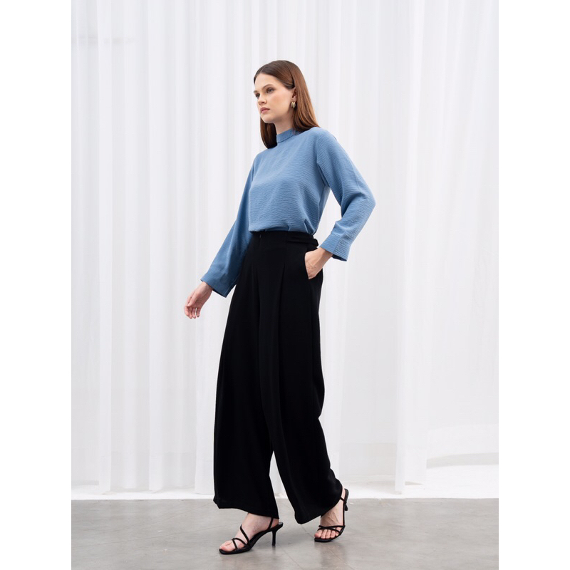 Ceira Pants Black - Aleza Label | Pants Wanita | Bawahan wanita | Celana Wanita | alezalabel