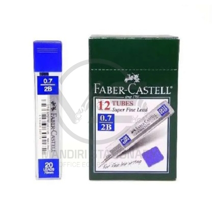 

Refill Pencil Mechanical FABER CASTELL 2B 0.7mm Super Fine 20 Leads