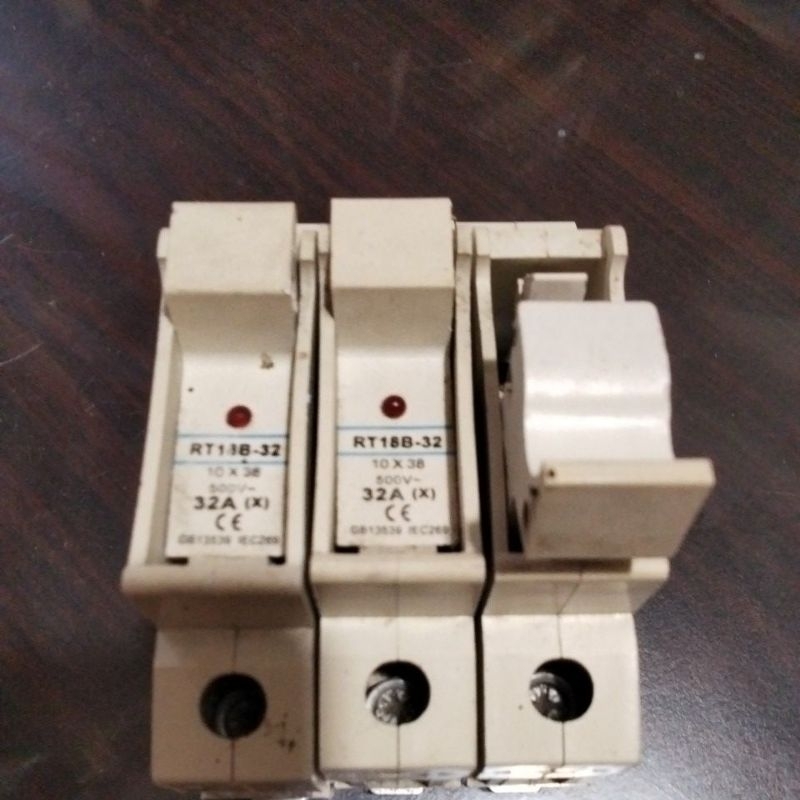 FUSE HOLDER RUMAH FUSE 10X38 DIN HOLDER MODEL MCB