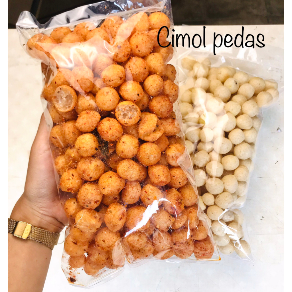 

Cimol Kering 500gr 250gr Pedas Gurih Cimolring Endog Lewo