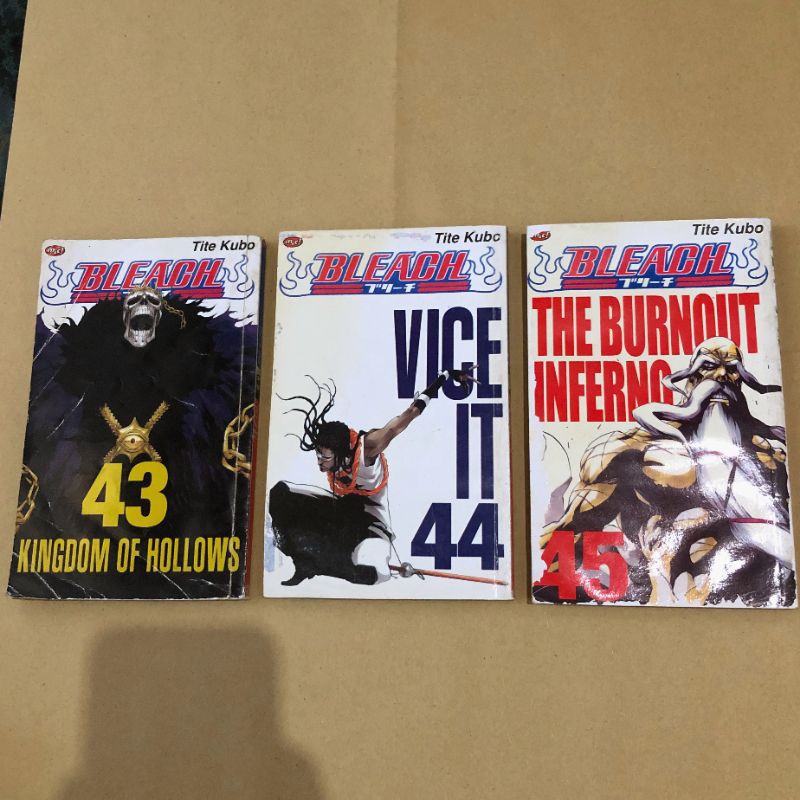 Set Komik Manga Bleach vol 43-45