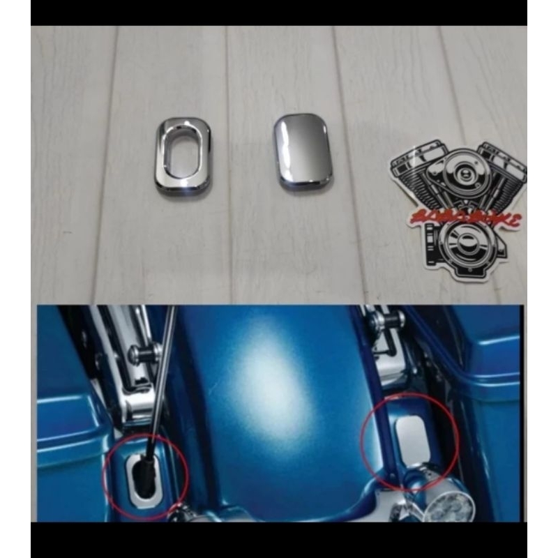 trim ring antena fender harley