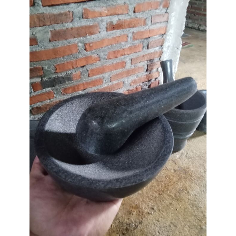 layah/cobek batu kali asli