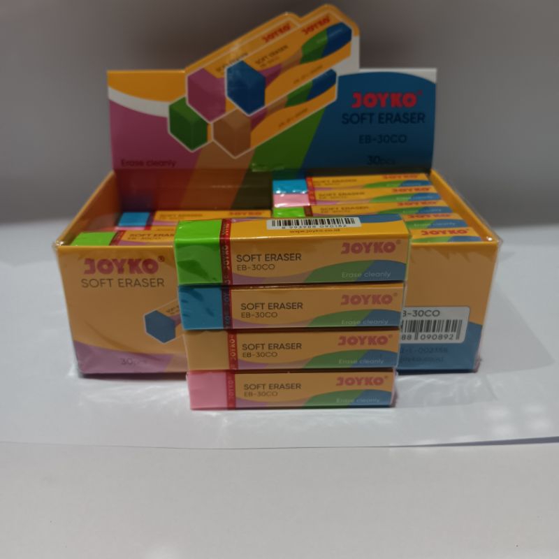

1Box isi 30 Pcs]Stib joyko B30 Warna Tangung Penghapus Murah