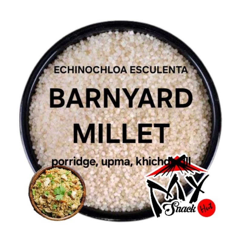 

BARNYARD MILLET 250GR JAGUNG KANDANG ORGANIK NASI RICE PORRIDGE BUBUR UPMA GLUTEN FREE IDLI JEPANG