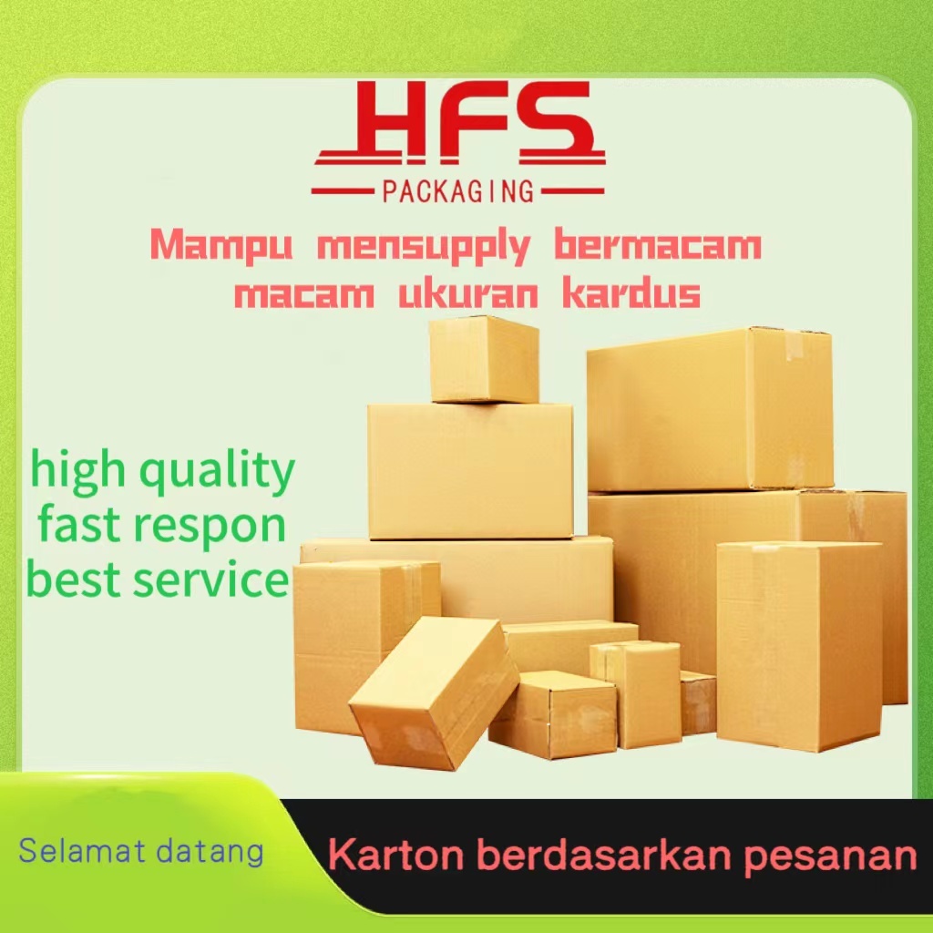 

Menyediakan berbagai macam ukuran kardus, bisa request ukuran custom