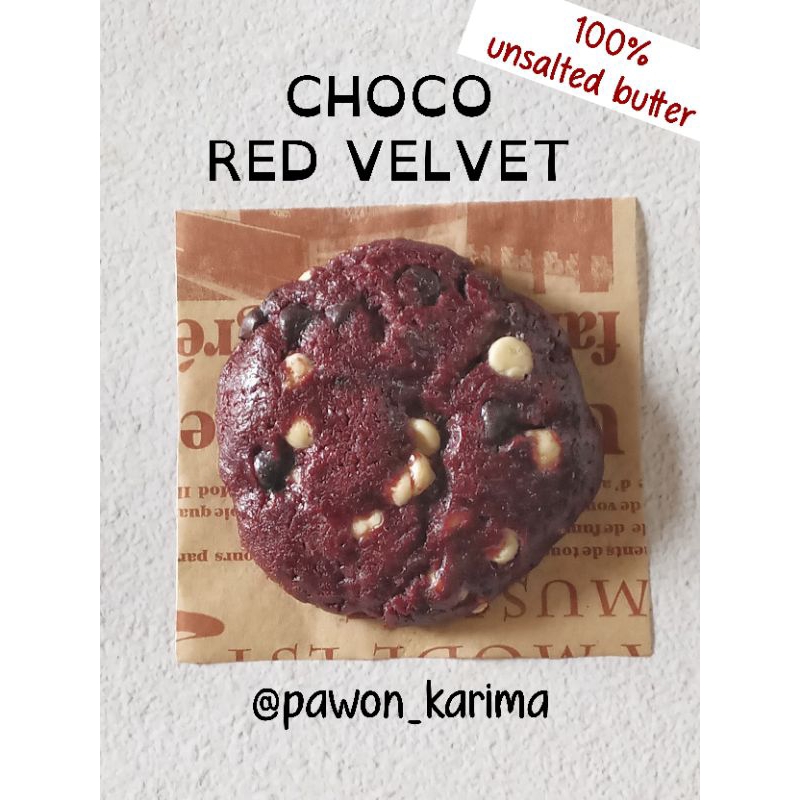 

SOFT COOKIES Full Butter | 100% Unsalted Butter | Choco Red Velvet