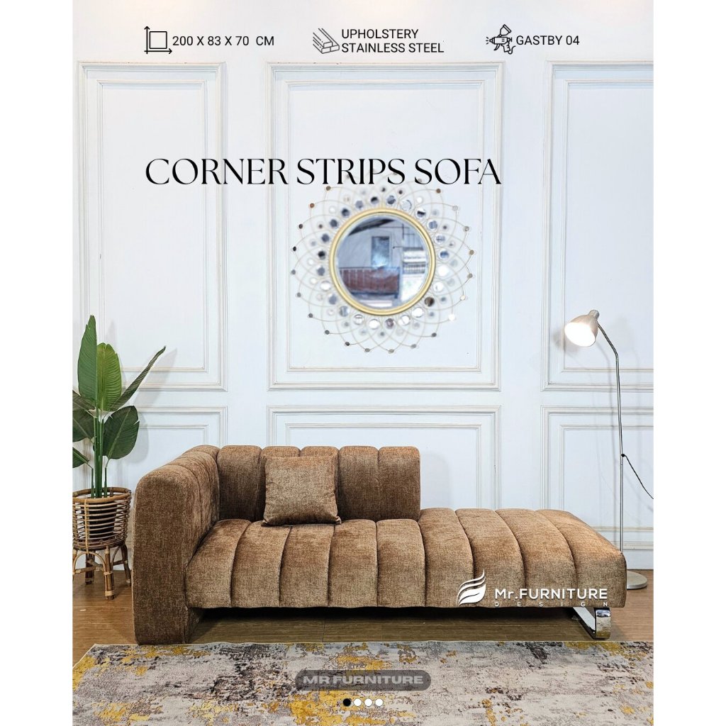 corner strips sofa 3 seat