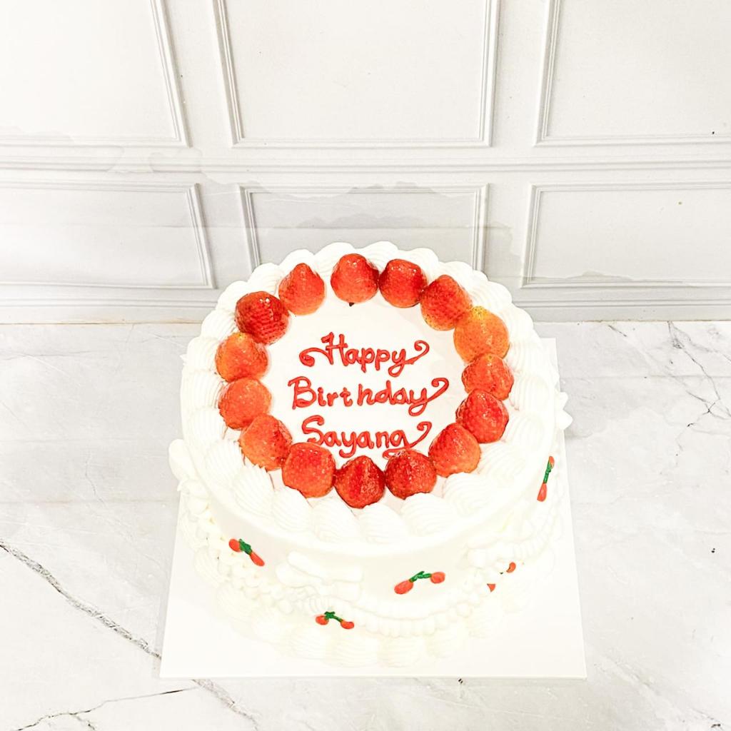 

Kue Ulang Tahun/Birthday Cake/Kue Ultah Tema Strawberry/Kue Birthday Jakarta/Strawberry Cake