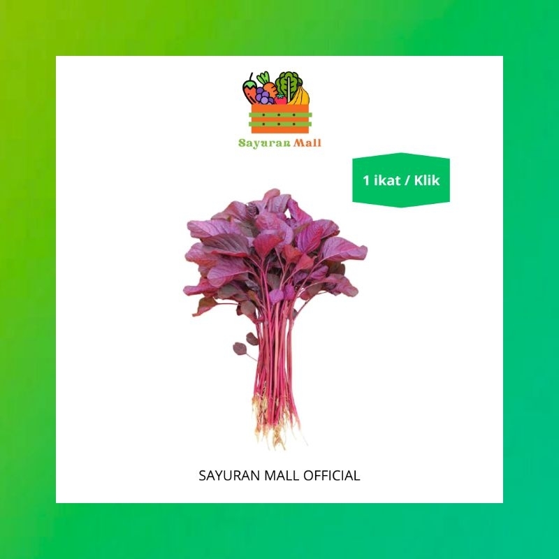 

1 ikat Bayam Merah | Sayur Online | SAYURANMALL