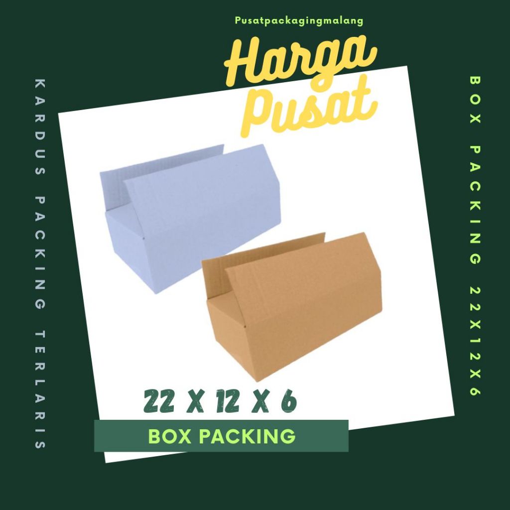 

Box 22x12x6 Kardus A1 Packing Karton Dus Kotak Kemasan Obat Mainan Olshop Souvenir Jamu Sparepart