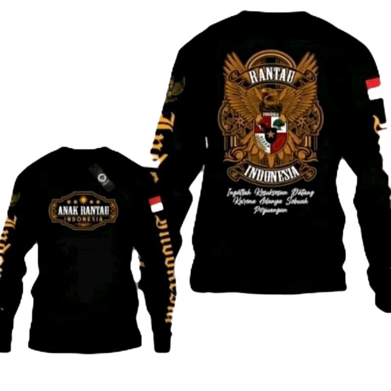 KAOS ANAK RANTAU INDONESIA // BAJU RANTAU GENK LENGAN PANJANG // KAOS ANAK RANTAU INDONESIA LENGAN P
