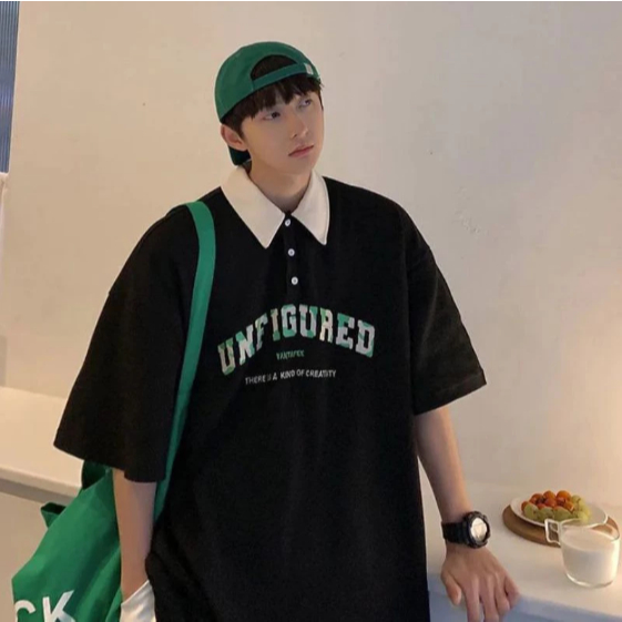 UNFIGURED Polo Shirt Big Size XXXL XXXXL XXXXXL Kaos Kerah Jumbo Putih 3XL 4XL 5XL 6XL 7XL 8XL Baju 