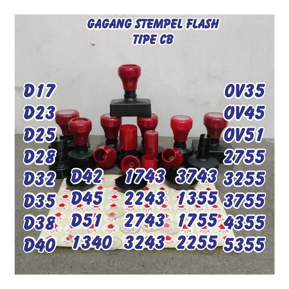 

Gagang Stempel Flash / Warna BULAT KOTA D17 D23 D28 2255 2755 2243 DLL