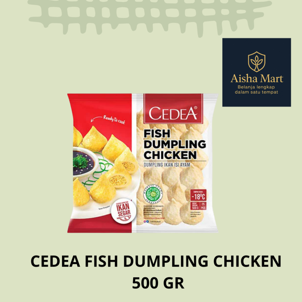 

Cedea Dumpling Ayam 500gr | Dumpling Isi Ayam 500 gram | Cedea Frozen Food Halal