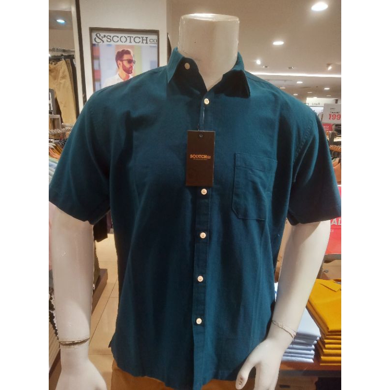 Scotch Kemeja Pendek Pria Casual