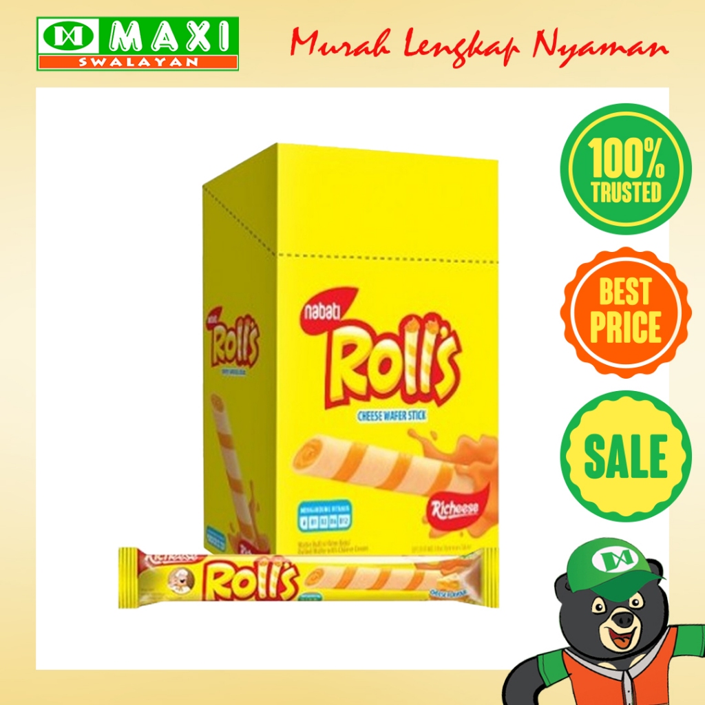 

Richeese Rolls 20 x 7gram.