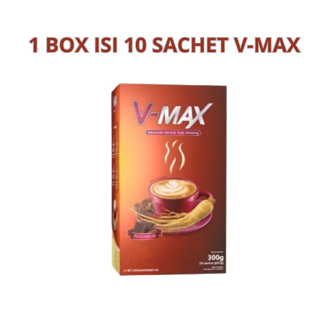 

KOPI V-MAX ORIGINAL RASA COKELAT PENAMBAH G4IRAH WANITA PEKERJA 1 SACHET BPOM