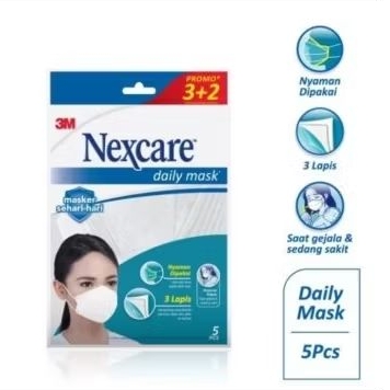 Nexcare 3M Masker Daily Fit Mask putih Rejuvenate