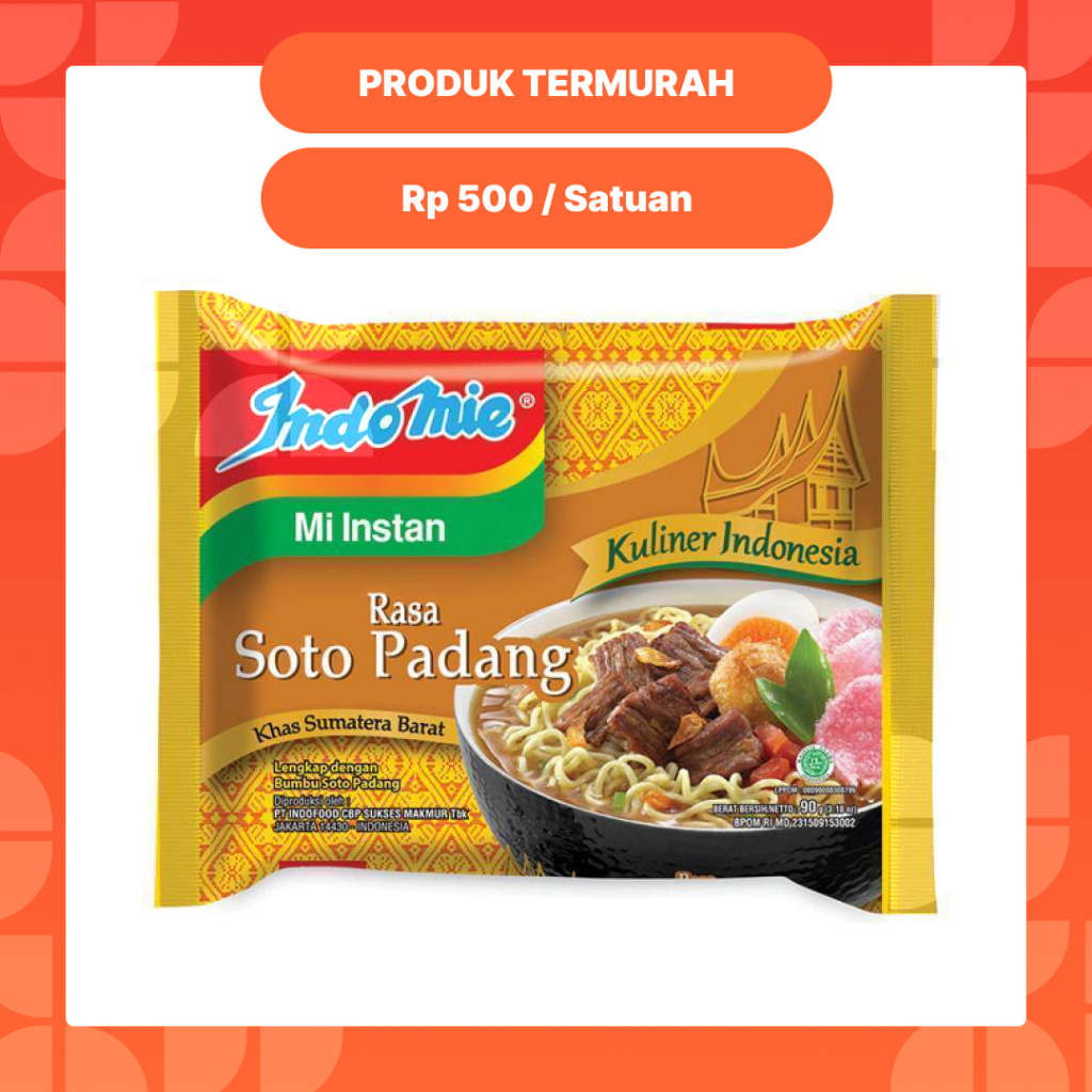 Indomie Goreng Soto Padang - Satuan - Termurah