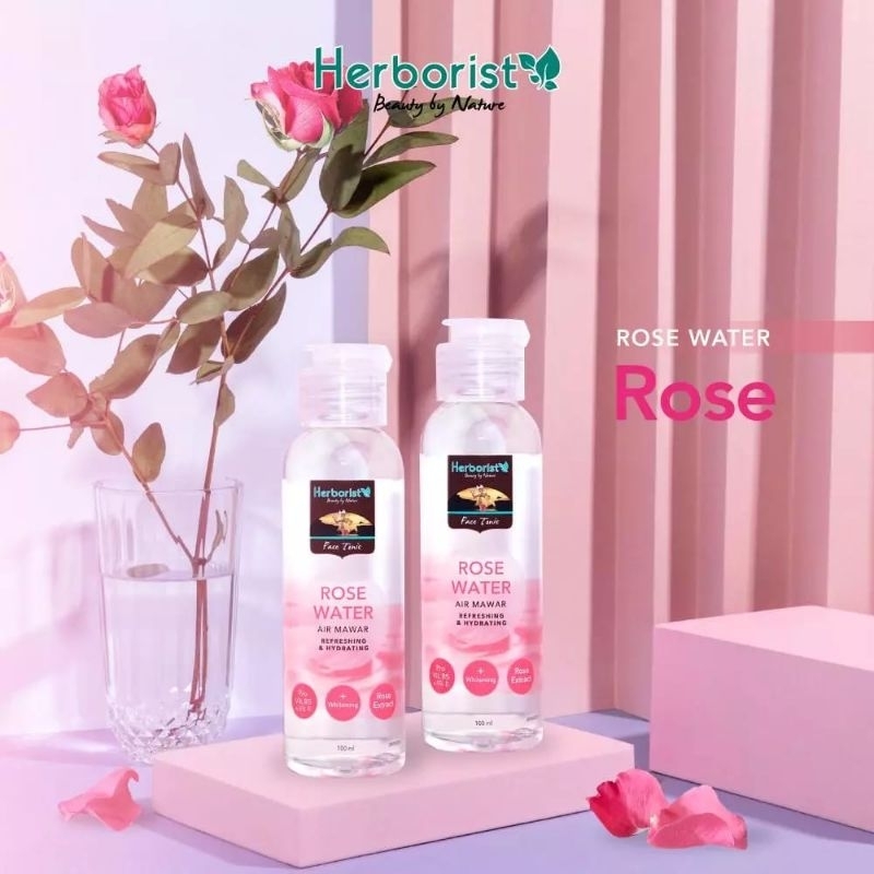 [GratisOngkir]Herborist Rose Water (air mawar) 100ml  x 2 pcs