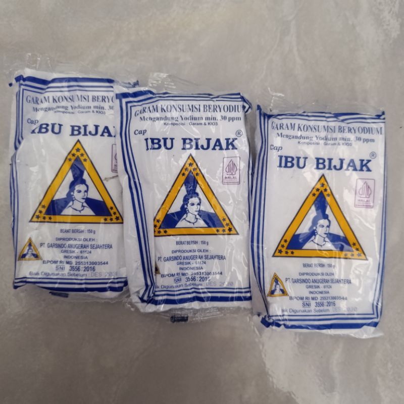 

GARAM IBU BIJAK 150GRAM/ GARAM HALUS DAPUR