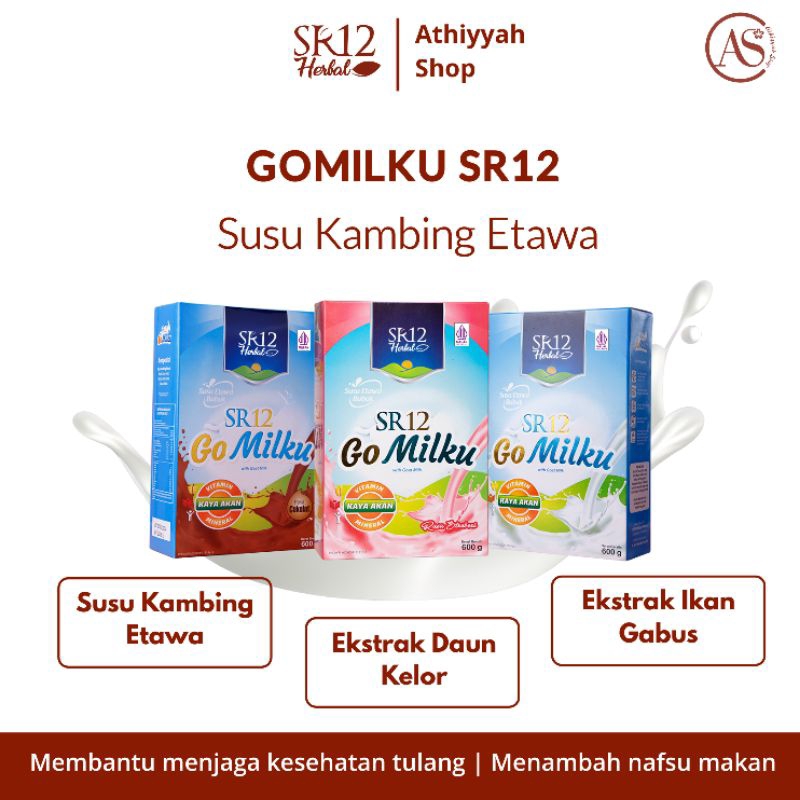 

SR12 | GoMilku Susu Kambing Etawa | Susu Bubuk Penambah Nafsu Makan Herbal Tanpa Gula | Susu Anak