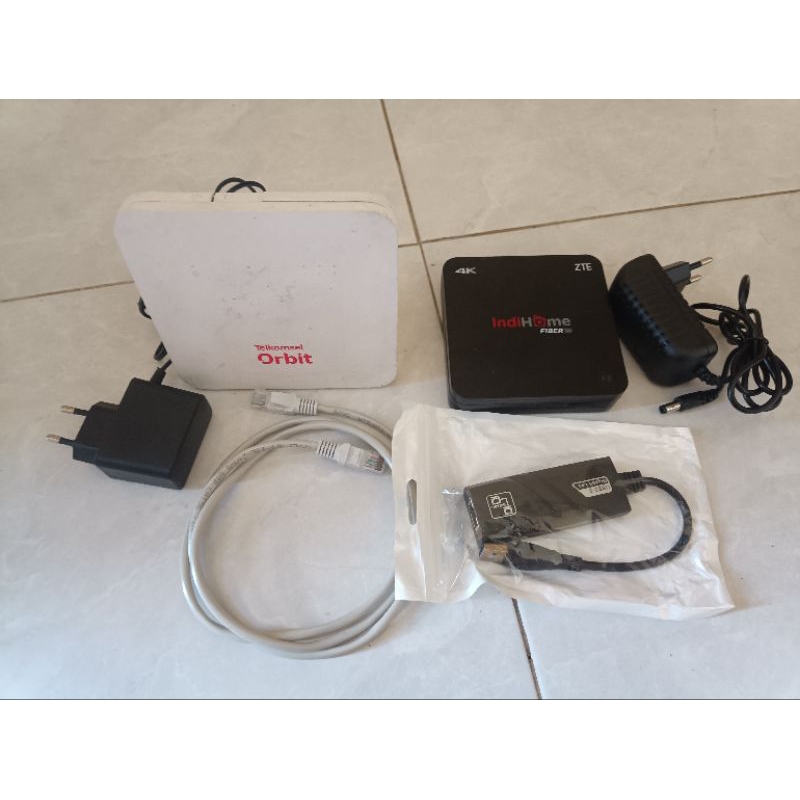 Paket STB OpenWrt Siap Pakai STB B860H V1 + Modem Orbit Star 2 Spek Dewa